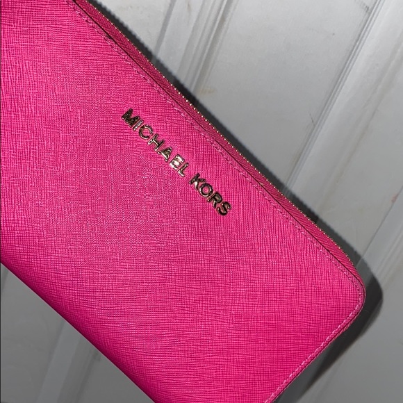Michael Kors Handbags - MK pink wallet